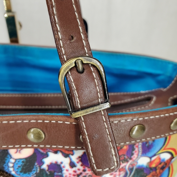 Isabella Fiore VINTAGE Buddha Shakyamuni Beaded Handbag/Tote - Picture 13 of 16